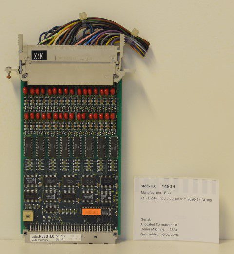 BOY A1K Digital Input / Output Card 9626464 DE100 | STV Machinery