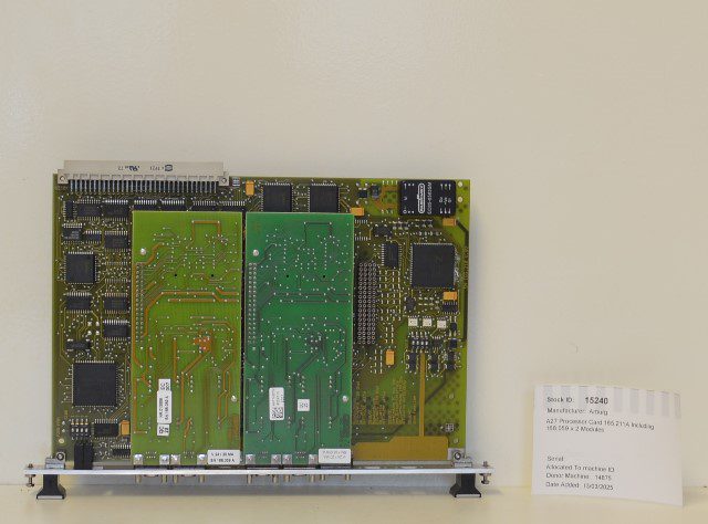 Arburg A27 Processor Card 165.211A Including 168.059 x 2 Modules | STV ...