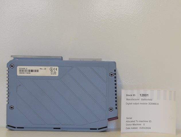 Carte électronique Bachmann Battenfeld CVA500 UNILOG 4000 - Occasion Fonctionnelle